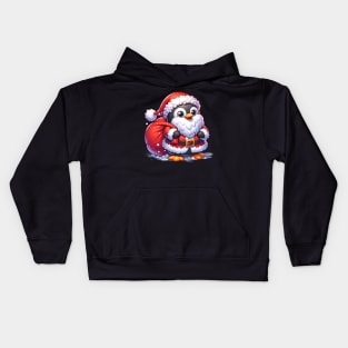 Santa Penguin Kids Hoodie